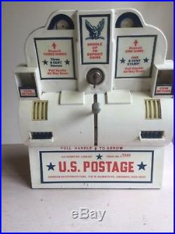 Vintage original US Post Office stamp coin operated vending machine