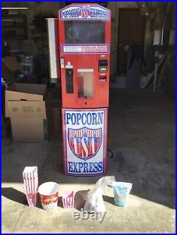 Vintage popcorn vending machine