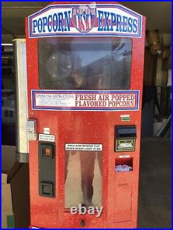 Vintage popcorn vending machine