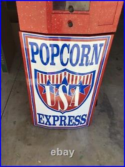 Vintage popcorn vending machine