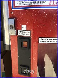 Vintage popcorn vending machine