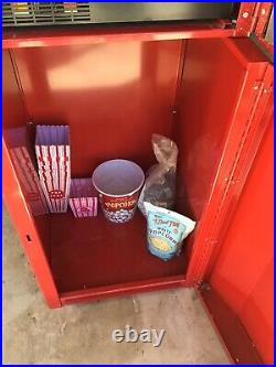 Vintage popcorn vending machine