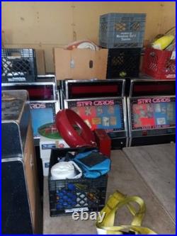 Vintage star card vending machines. All in working condition
