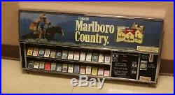 Vintage vending machine Marlboro sign panel from a cigarette machine