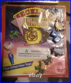Vintage vending machine display card toys charms keychain nos toy Indian rings