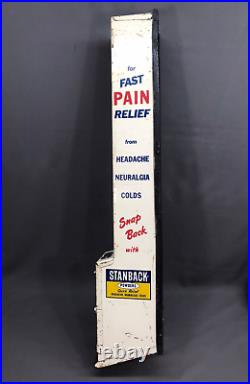 Vtg 1920s 10¢ STANBACK POWDERS Medicine HARMON-AMCO Vending Machine WORKS no key