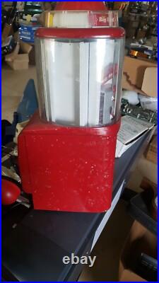 Vtg 1940s North Western 5 Cent Gum Stick Pack Vending Machine Carousel Style Wh