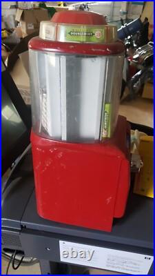 Vtg 1940s North Western 5 Cent Gum Stick Pack Vending Machine Carousel Style Wh