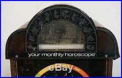 Vtg 1994 Starscroll Coin Operated Astrological Horoscope Vending Machine #AF64