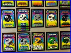 Vtg 1995 Team NFL Prismatic Vending Machine Sticker 90's Football Complete Set