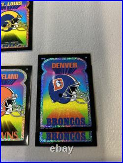 Vtg 1995 Team NFL Prismatic Vending Machine Sticker 90's Football Complete Set