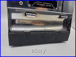 Vtg 4 & 5 Cent Stamp Double Slot Auto Stamp Co. Vending Machine No keys