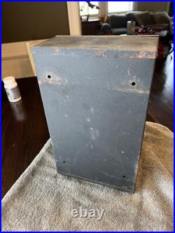 Vtg 4 & 5 Cent Stamp Double Slot Auto Stamp Co. Vending Machine No keys