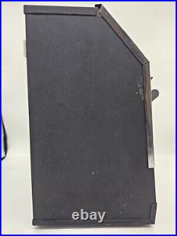 Vtg 4 & 5 Cent Stamp Double Slot Auto Stamp Co. Vending Machine No keys