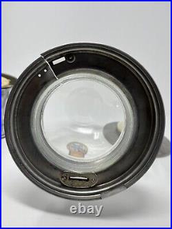 Vtg Ford Gum & Machine Co. 1 Cent Gumballs #C005746 Glass Globe Chrome Base Wrks