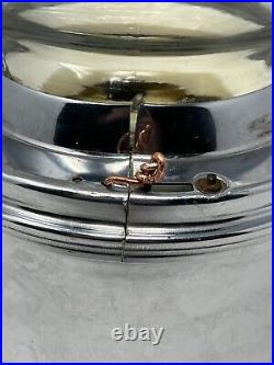 Vtg Ford Gum & Machine Co. 1 Cent Gumballs #C005746 Glass Globe Chrome Base Wrks