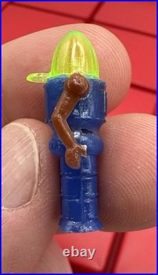 Vtg Lot Robby Robot & Spaceship Gumball Vending Machine Charm Prize Hong Kong