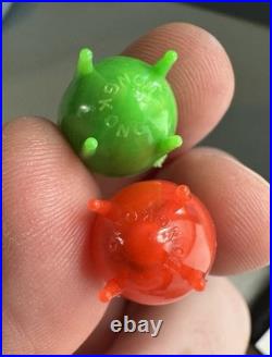 Vtg Lot Robby Robot & Spaceship Gumball Vending Machine Charm Prize Hong Kong