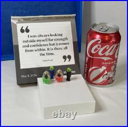 Vtg Lot Robby Robot & Spaceship Gumball Vending Machine Charm Prize Hong Kong