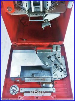 Vtg Northwestern TAB GUM Machine 1950's 1 Cent Revolving Head 10 Choices & Key