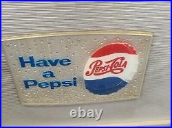 Vtg Pepsi Cola Top Lid Vending Machine Ideal Model 85