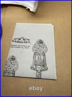 Vtg Rare Limited Edition 1985 Carousel Antique Bronze gumball machine 13 Tall