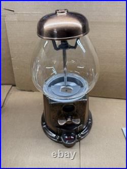 Vtg Rare Limited Edition 1985 Carousel Antique Bronze gumball machine 13 Tall