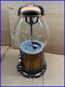 Vtg Rare Limited Edition 1985 Carousel Antique Bronze gumball machine 13 Tall