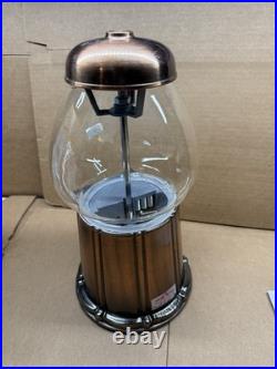 Vtg Rare Limited Edition 1985 Carousel Antique Bronze gumball machine 13 Tall