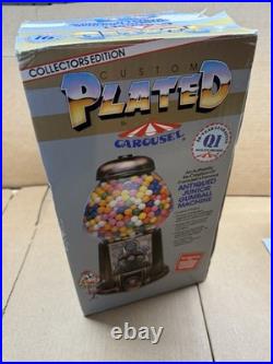 Vtg Rare Limited Edition 1985 Carousel Antique Bronze gumball machine 13 Tall