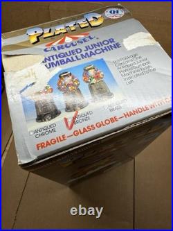 Vtg Rare Limited Edition 1985 Carousel Antique Bronze gumball machine 13 Tall