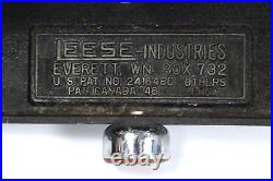 Vtg Senior-Leese MFG Industries Commercial Coin Sorter Machine Heavy Cast Iron