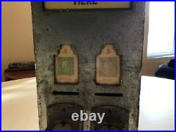 Vtg Shipman Mfg Co Postage Stamp Vending Machine 1933