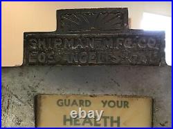 Vtg Shipman Mfg Co Postage Stamp Vending Machine 1933