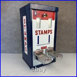 Vtg Shipman US Post Office Postage Stamp Vending Machine Dispenser