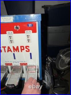 Vtg Shipman US Post Office Postage Stamp Vending Machine Dispenser