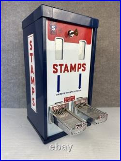 Vtg Shipman US Post Office Postage Stamp Vending Machine Dispenser