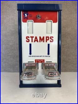 Vtg Shipman US Post Office Postage Stamp Vending Machine Dispenser