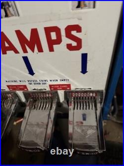 Vtg Shipman US Post Office Postage Stamp Vending Machine Dispenser