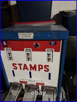Vtg Shipman US Post Office Postage Stamp Vending Machine Dispenser