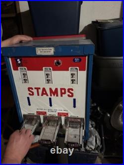 Vtg Shipman US Post Office Postage Stamp Vending Machine Dispenser