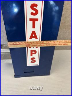 Vtg Shipman US Post Office Postage Stamp Vending Machine Dispenser