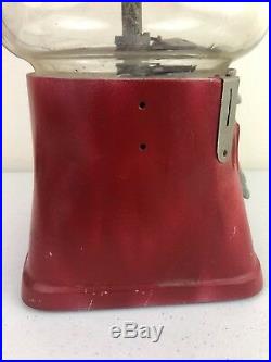 Vtg Silver King Hot Nut / Candy Dispenser Machine As Is