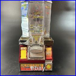 Vtg Test Your Skill Game Basketball Play And Score 25 Cent Candy Machine NO KEYS