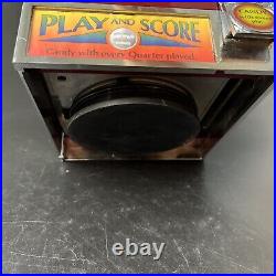 Vtg Test Your Skill Game Basketball Play And Score 25 Cent Candy Machine NO KEYS