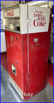 Westinghouse Vintage 1960s Coke Vending Machine Coca-Cola Soda Advertising