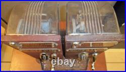 Working Vintage SCHERMACK PRODUCTS CORP. Double Stamp Machine Quarter Key