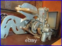 Working Vintage SCHERMACK PRODUCTS CORP. Double Stamp Machine Quarter Key