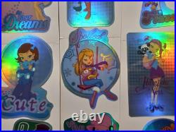 Y2k Sweet Girlz Vending machine stickers Full set rare vintage collectors