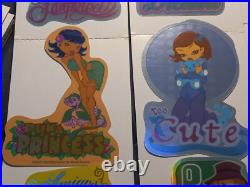 Y2k Sweet Girlz Vending machine stickers Full set rare vintage collectors
